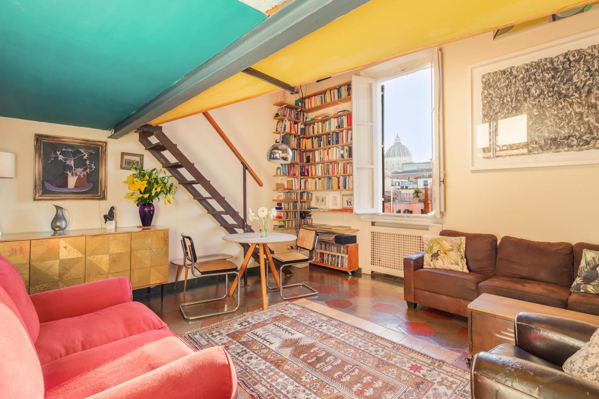 Penthouse In Exclusive Borgo Pio District Apartment Rome Luaran gambar